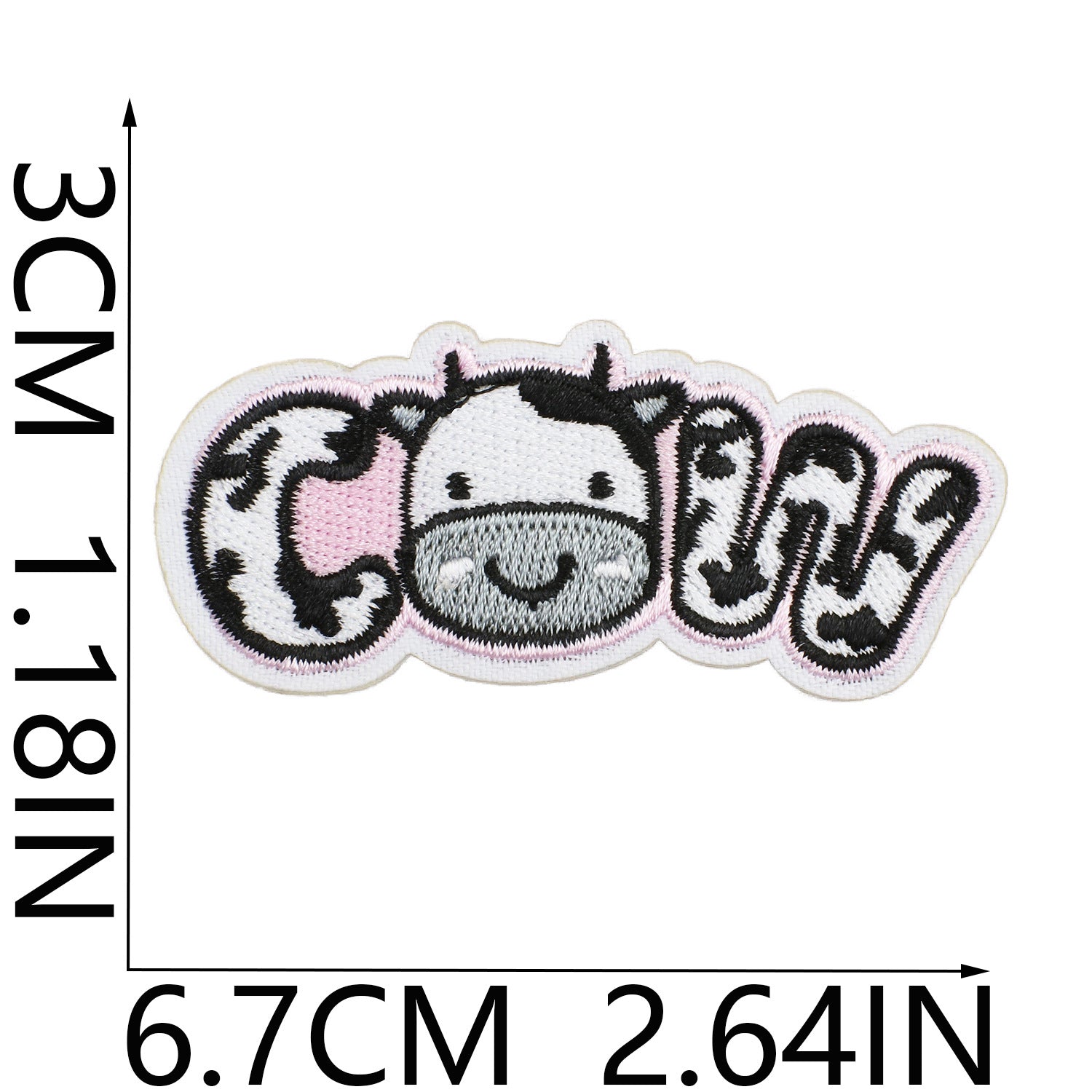 Wholesale Mother Cow Embroidery Cloth Patches